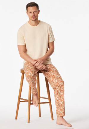 Shirt short sleeve beige - 95/5