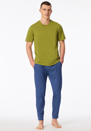 Shirt korte mouw grasgroen - Mix+ Relax