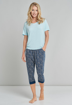 Uncover by Schiesser Damen Girls Schlafanzug Pyjama Oberteil Schlaf Shirt DO53