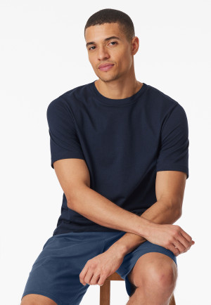 Shirt kurzarm nachtblau - Mix+Relax