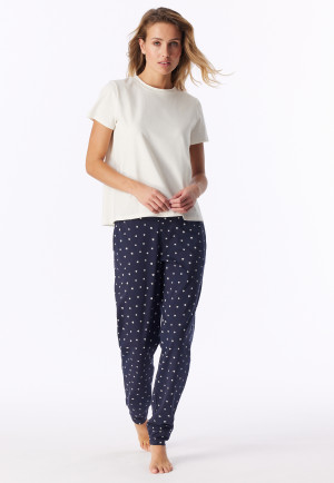 Shirt kurzarm naturweiß - Mix+Relax