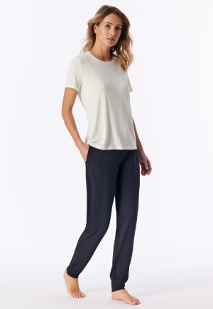 Shirt kurzarm naturweiß - Mix+Relax