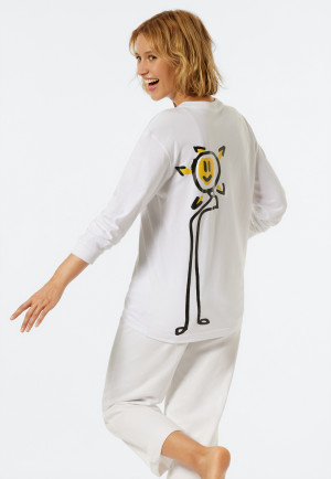 Shirt lange mouwen wit - Art Edition by Noah Becker