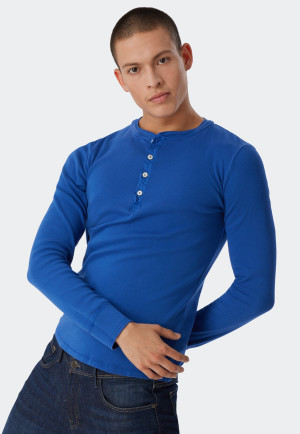 Shirt langarm atlantikblau - Revival Karl-Heinz