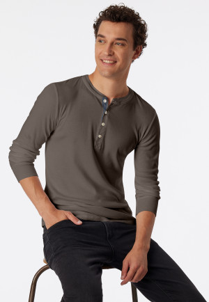 Shirt long-sleeve clay red - Revival Karl-Heinz