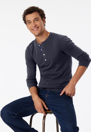 Shirt langarm graphit - Revival Karl-Heinz