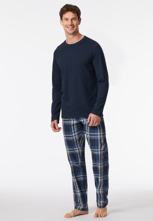Shirt langarm nachtblau - Mix+Relax
