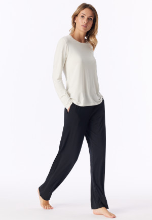 Shirt langarm naturweiß - Mix+Relax