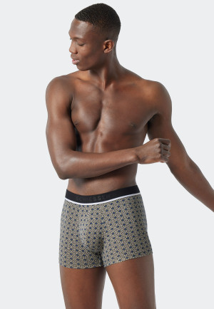 Lot de 3 boxers en coton bio uni motif multicolore - 95/5