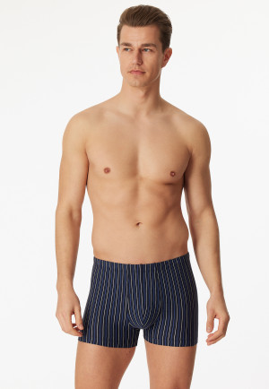 Shorts 3er-Pack Organic Cotton uni/geringelt mehrfarbig - 95/5