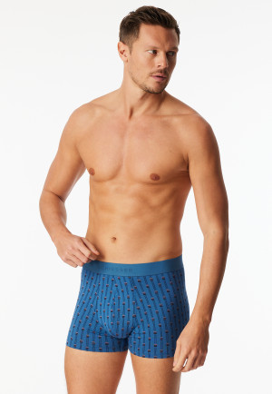 Shorts 3er-Pack Organic Cotton Webgummibund uni/gemustert mehrfarbig - 95/5