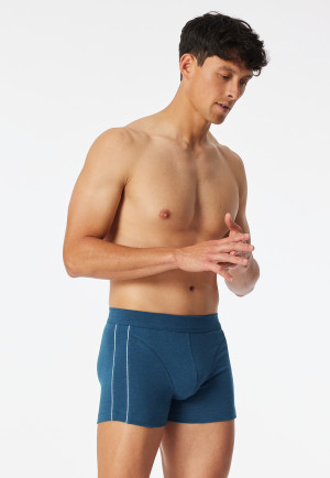 Dark blue mottled shorts - Comfort Fit