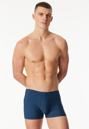 Shorts Micro-Qualität nachhaltig Streifen blau - Pure Micro