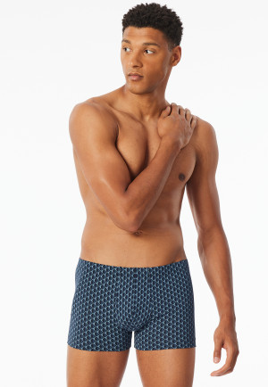 Shorts bleu pacifique imprimé - 95/5