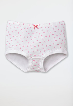 White shorts with pink-colored spots - Original Classics