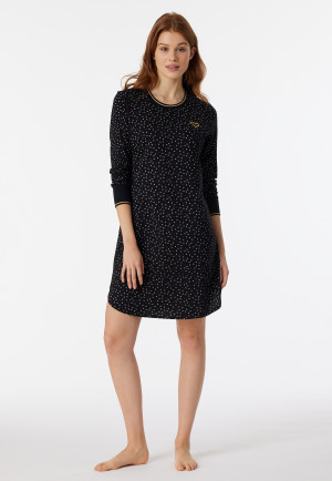 Sleepshirt langarm Bündchen Sterne multicolor - Family
