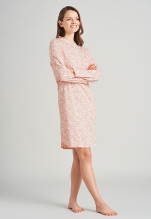 Schiesser Damen Schlafshirt Organic Cotton - Langarm Bio-Baumwolle 150 Years