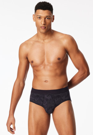 Interlock sport slips patroon kolen - Fine Interlock