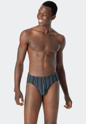 Bikini brief organic cotton striped multicolored - Fashion Daywear