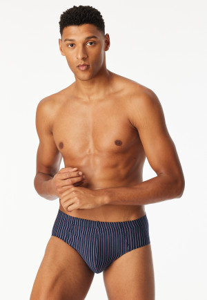 Supermini Slip 3er-Pack Organic Cotton uni/gestreift mehrfarbig - 95/5