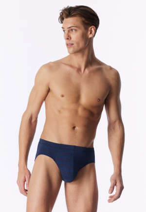Supermini-Slip aubergine gemustert - 95/5