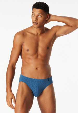 Supermini slip imprimé bleu - Long Life Soft