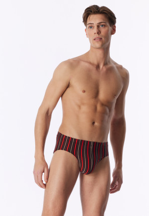 Supermini slip praline gestreept - 95/5