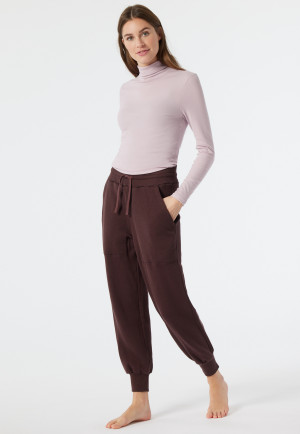 Pantalon de survêtement long aubergine - Revival Lena