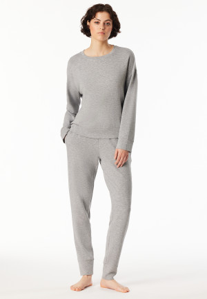 Felpa interlock grigio - Mix+ Relax