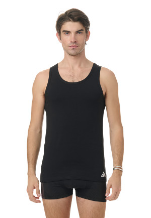 Tanktop 2-pack Zwart - ADIDAS