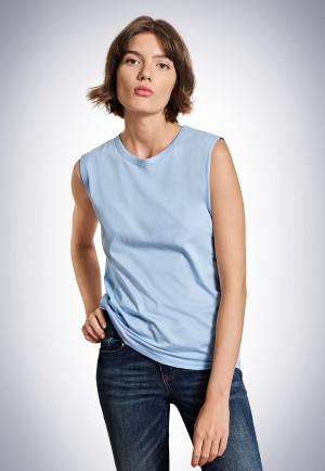 Tanktop lichtblauw - Revival Carla