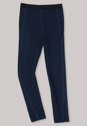 Onderbroek lang donkerblauw - Boys Thermo Light