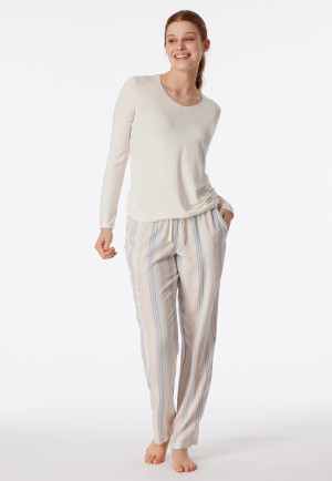 Woven pants long stripes multicolored - Mix+Relax