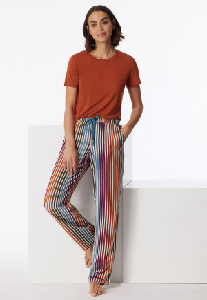 Webhose lang Viskose Streifen multicolor - Mix+Relax
