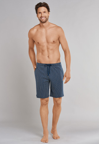 striped blue and white shorts