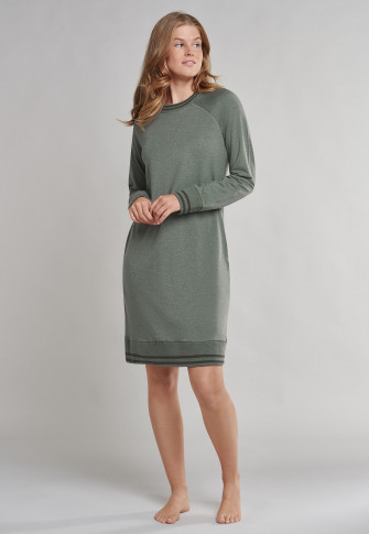 long sleeve lounge dress