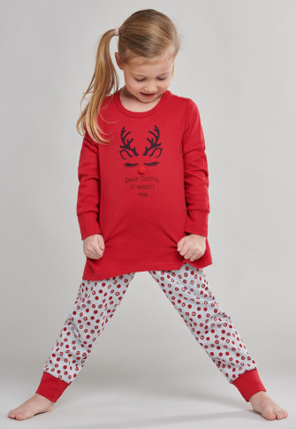 Pyjama Rouge Long A Bords Cotes Avec Un Renne Pour Noel Family Schiesser Pyjama Rouge Long A Bords Cotes Avec Un Renne Pour Noel Family Schiesser