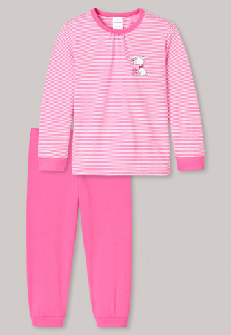 Sale SCHIESSER Mädchen Pyjama Schlafanzug lang Gr.116 NEU ehemaliger UVP 35,95€