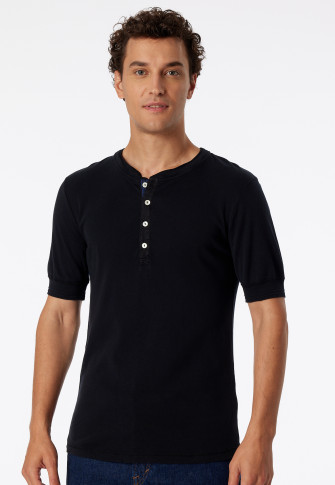 Short-sleeved shirt black - Revival Karl-Heinz