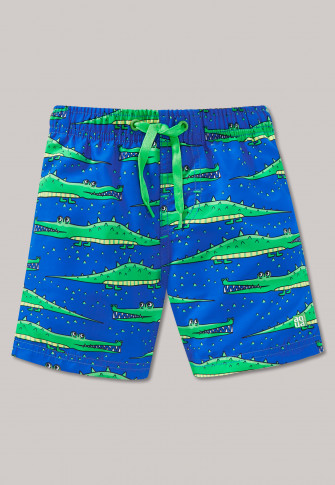 bright swim trunks