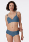 Culotte sans coutures bleu atlantnik - Invisible Cotton