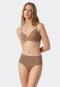 Bra without underwire padded brown - Invisible Soft