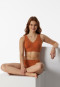 Bustier microfiber removable pads whiskey - Invisible Soft