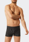Badehose mit Reißverschlusstasche Wirkware  Streifen schwarz - Nautical Casual