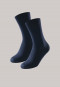 Chaussettes homme lot de 2 Micro Modal bleu nuit - Long Life Soft