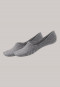 Men's in-shoe socks 2-pack silver - heather gray - Long Life Cool