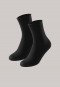 Women's socks 2-pack Micro Modal black - Long Life Softness