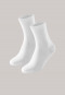 Calzini da donna in confezione da 2 Micro Modal bianchi - Long Life Softness