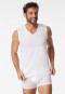 Tank Tops 2er-Pack  V-Ausschnitt weiß - 95/5