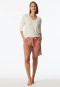 Bermuda-Shorts Modal Blumen pfirsich - Mix+Relax